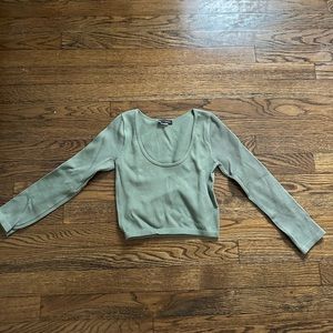 Zara ribbed long sleeve